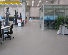Waterborne epoxy self leveling system
