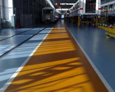 Water borne polyurethane color cover system