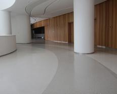 Epoxy sand self-leveling system